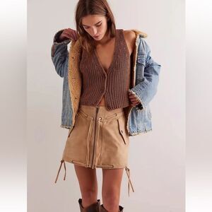 NWOT We The Free Sierra Mini Skirt | Size 0 | Chesapeake